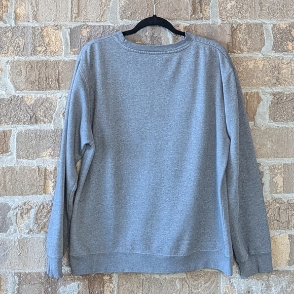 The Ashbury Experience All Seeing Eye Crew Neck Sweatshirt Medium Heather Gray - Picture 5 of 8